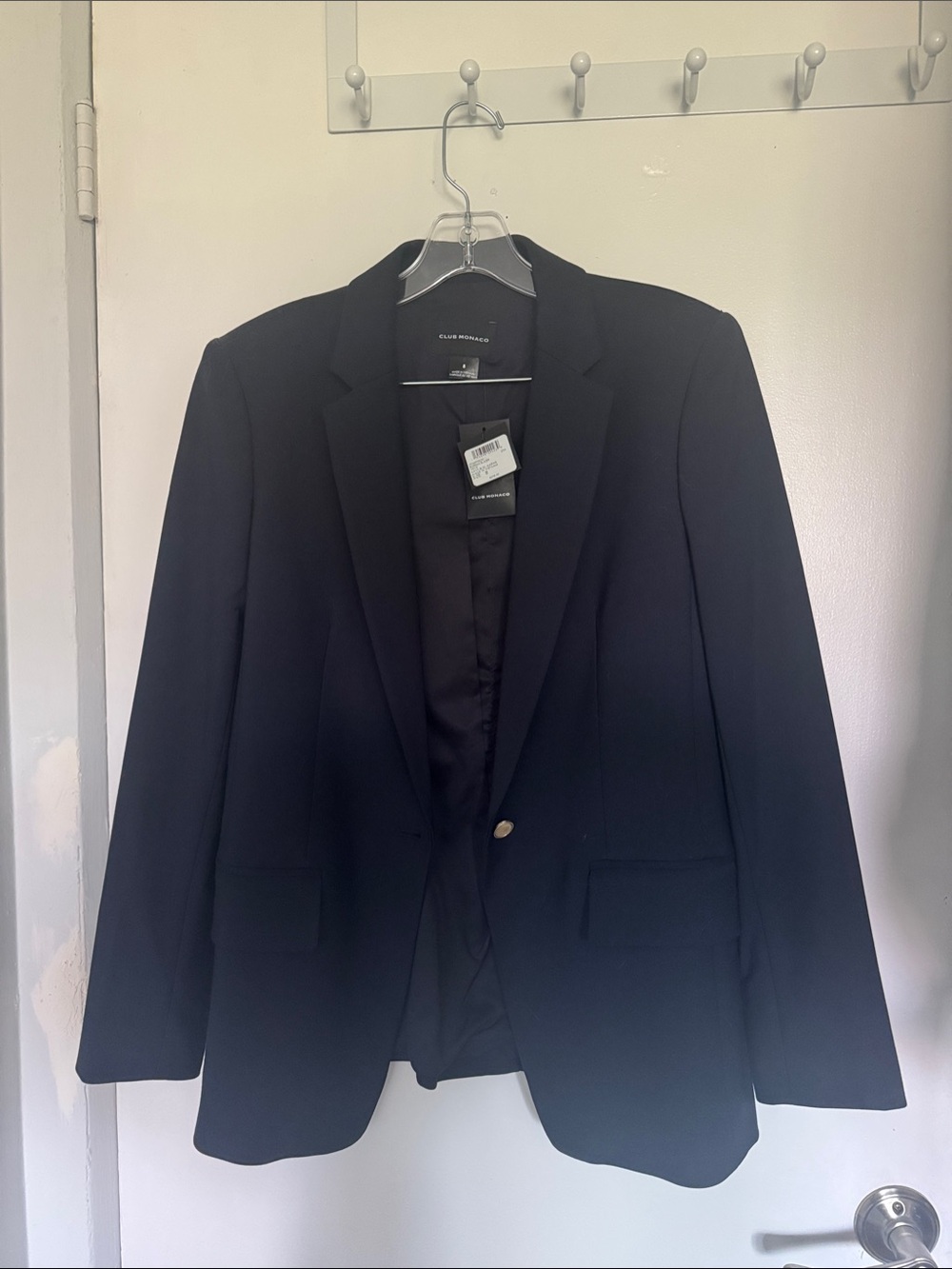 Club Monaco Navy Women's Borrem Blazer